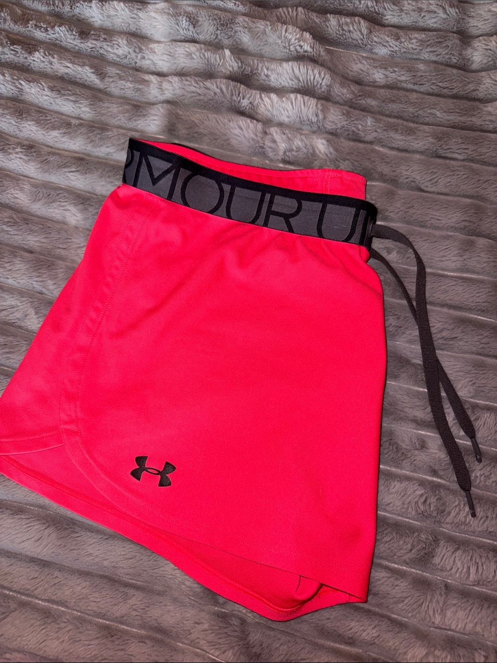 Under Armour Hot Pink Active Skort with Black Waistband